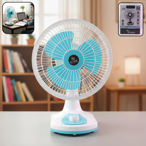 12v Dc Table Fan With Adjustable Speed Control And High Speed Airflow