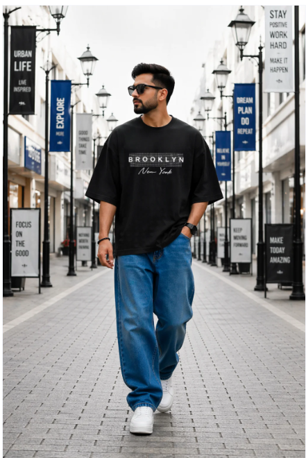 Men Unisex Oversized Hip Hop Premium T-Shirt (220GSM)