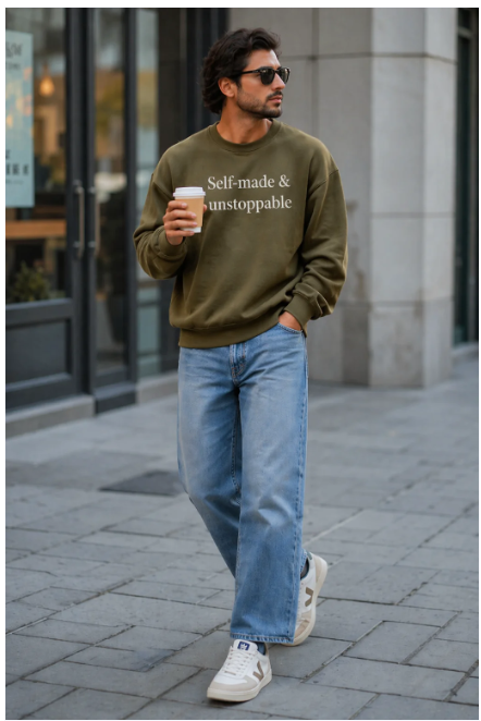 Unisex Men's and Women's Ultra Luxury Sweat t shirt(360 GSM)