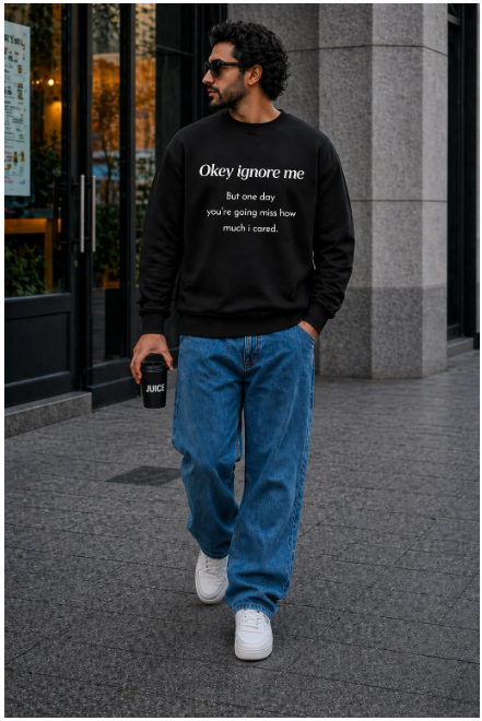 Unisex Men's and Women's Ultra Luxury Sweat t shirt(360 GSM)