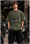 Unisex Acid Washed Oversized T-shirt (100% Cotton 240GSM)