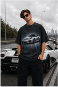 Unisex Acid Washed Oversized T-shirt (100% Cotton 240GSM)