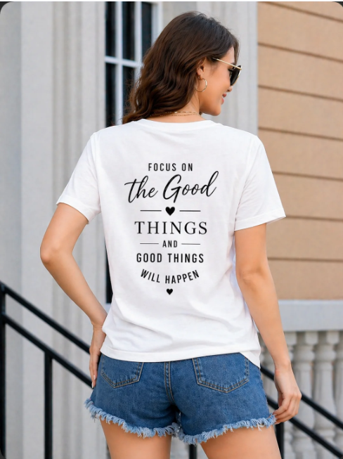 Women's Premium Round Neck Half Sleeves T-Shirt(180 GSM)