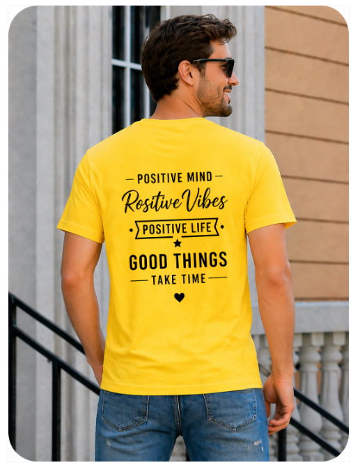 Men's Premium Round Neck Half Sleeves T-Shirt(180 GSM)