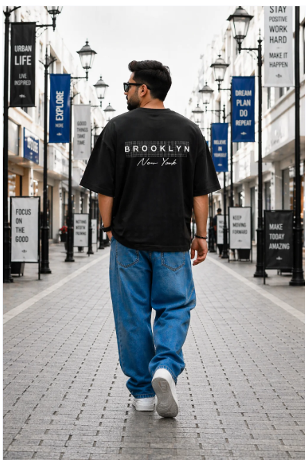 Men Unisex Oversized Hip Hop Premium T-Shirt (220GSM)