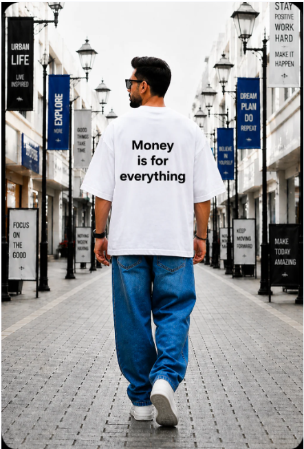 Men Unisex Oversized Hip Hop Premium T-Shirt (220GSM)