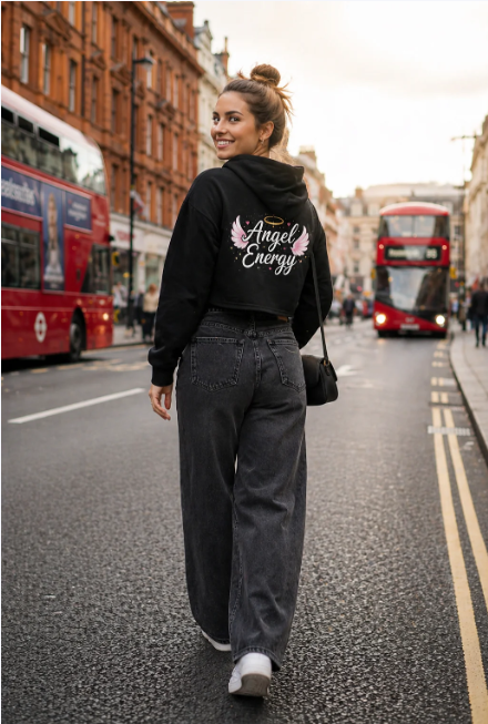 Women Premium Cropped Hoodie(320GSM)