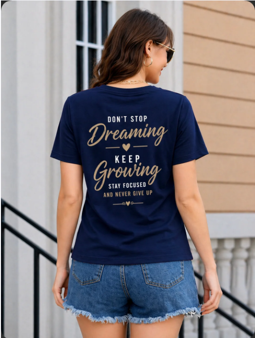 Women's Premium Round Neck Half Sleeves T-Shirt(180 GSM)